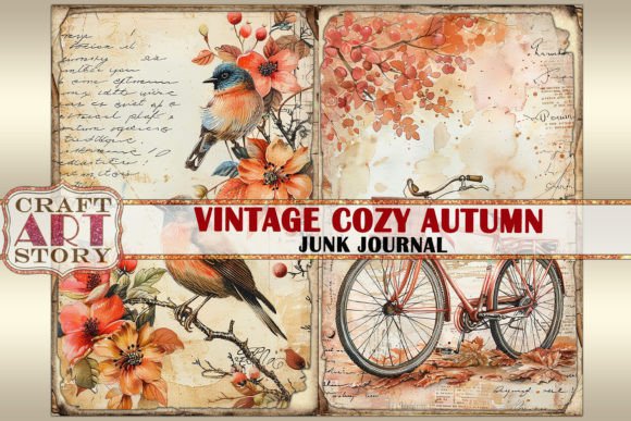 Download Cozy Autumn Junk Journal Page - Journal Collection