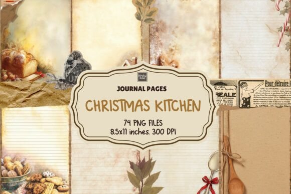 Download Christmas Kitchen Journal Pages - Journal Collection