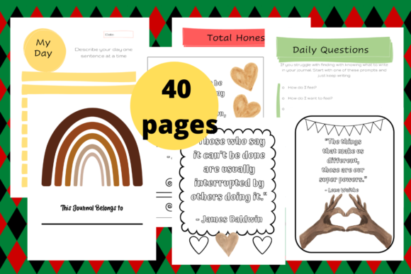 Download Daily Journal with Black Leader Quotes - Journal Collection