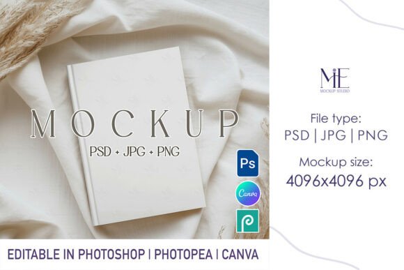 Download Boho Hardcover Journal Mockup A5 Notebo - Premium Resources