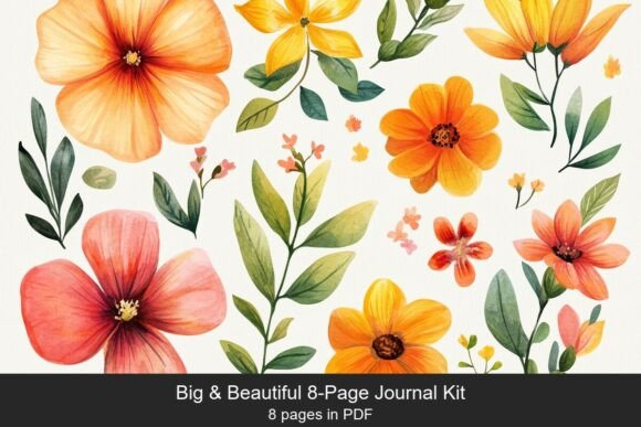 Download Autumn Bloom Journal Kit - Journal Collection